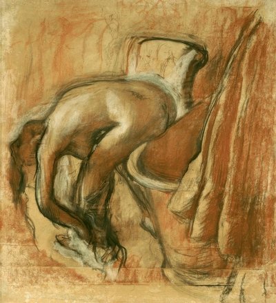 Nach dem Bad von Edgar Degas